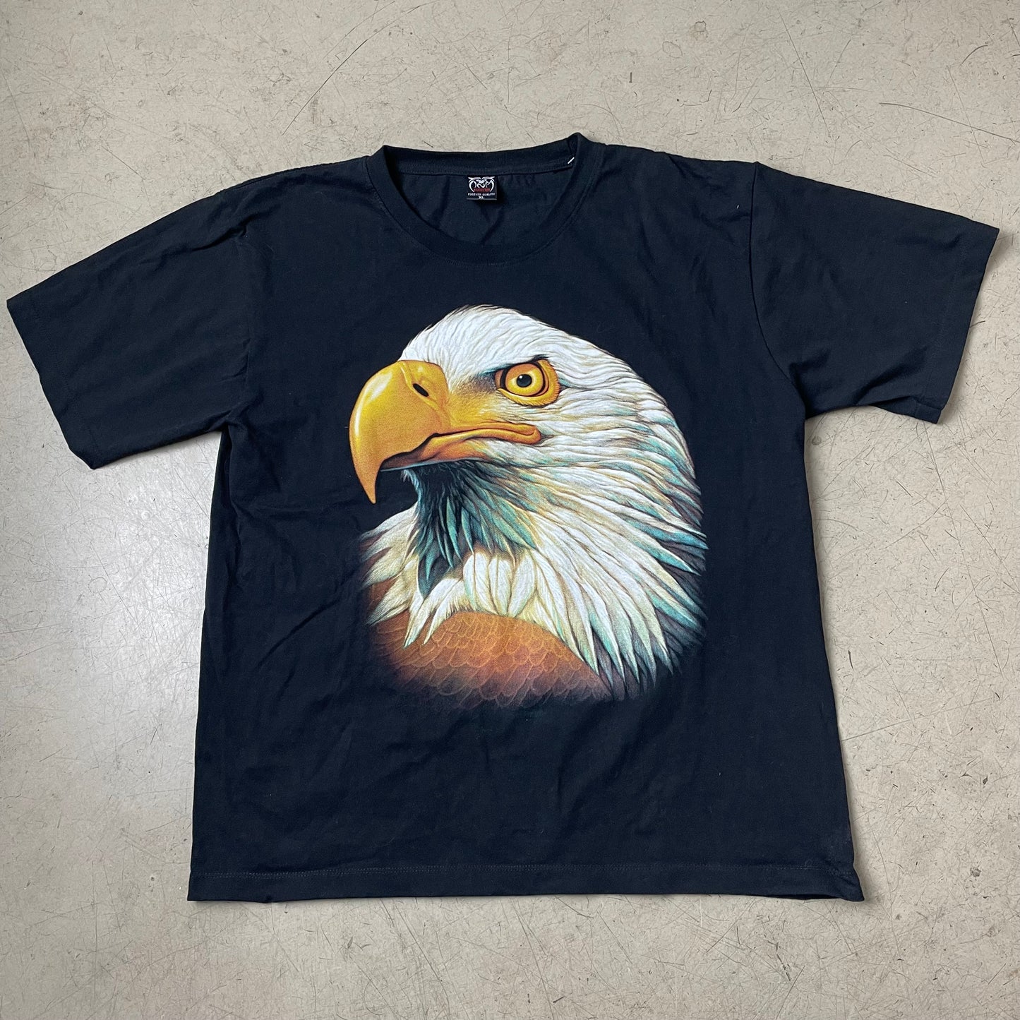 (XL) Eagle Print Tshirt schwarz