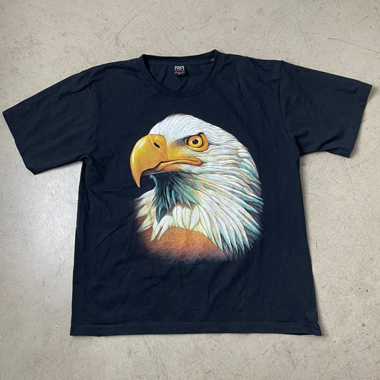 (XL) Eagle Print Tshirt schwarz