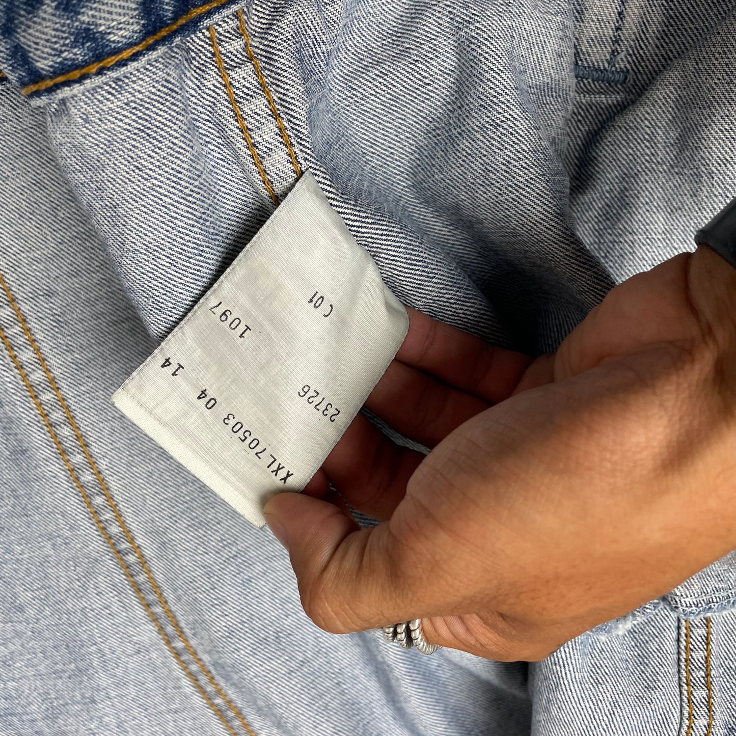 (XXL) Levi’s Jeansjacke hellblau