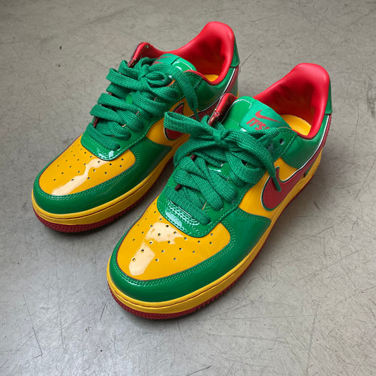 (40) Nike Air Force 1 Low Lil Yachty Concrete Boys gelb grün rot