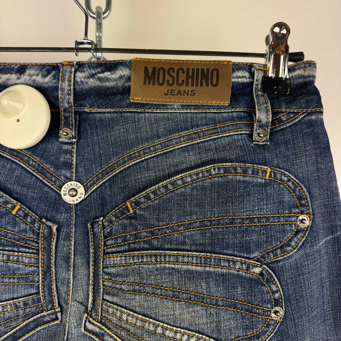 (S) MOSCHINO BUTTERFLY JEANS