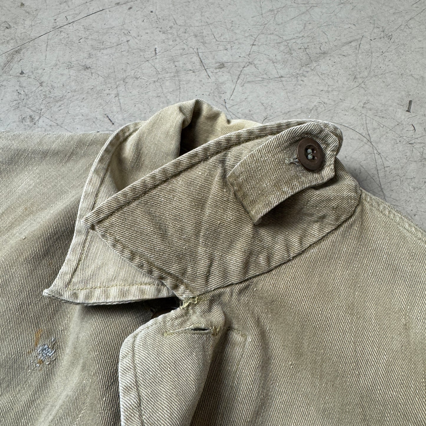(M) Rare 1960s DDR Repaired Work Shirt