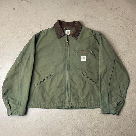 (L) Carhartt Detroit Workwear Jacke dunkelgrün