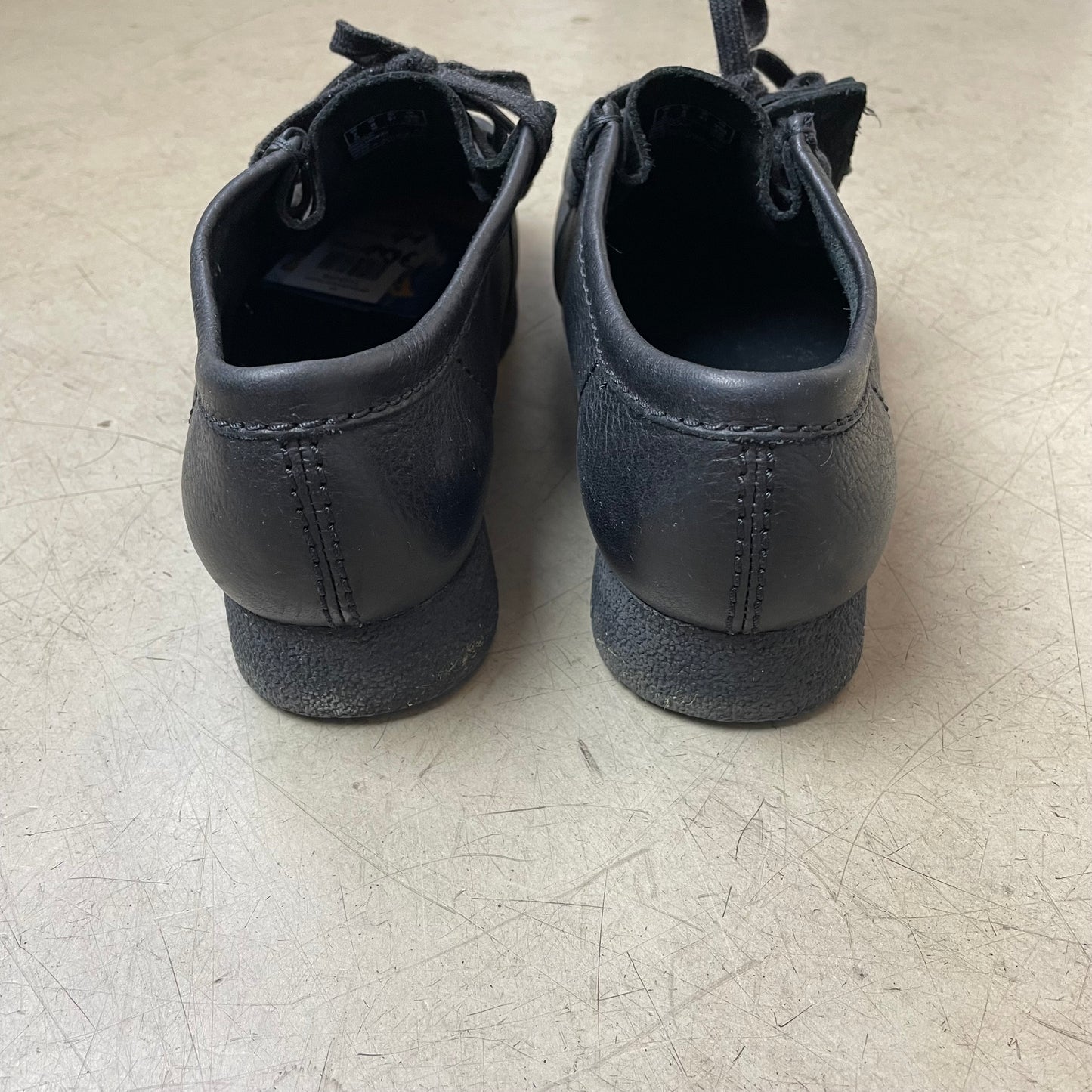 (41) Clarks Wallabee Sneaker Leder Schuh schwarz