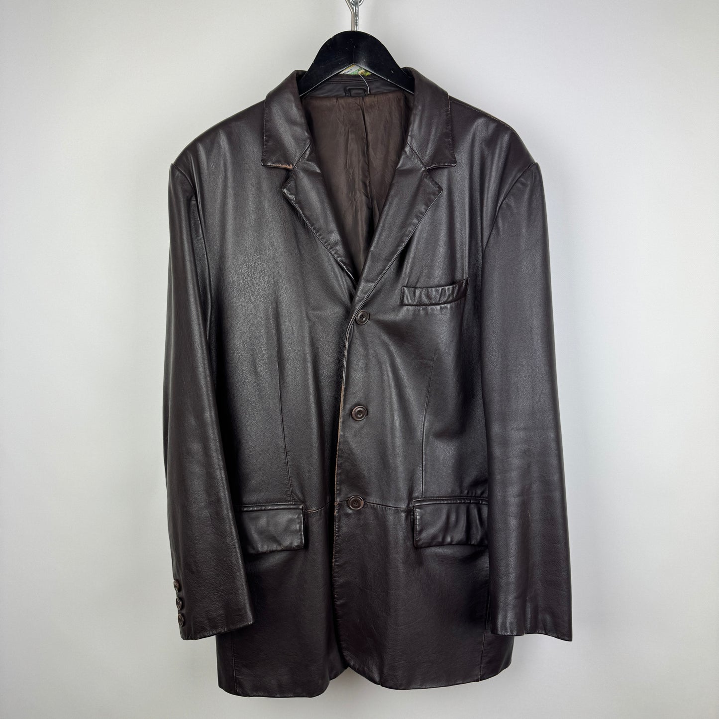 (XL) LEDERMANTEL