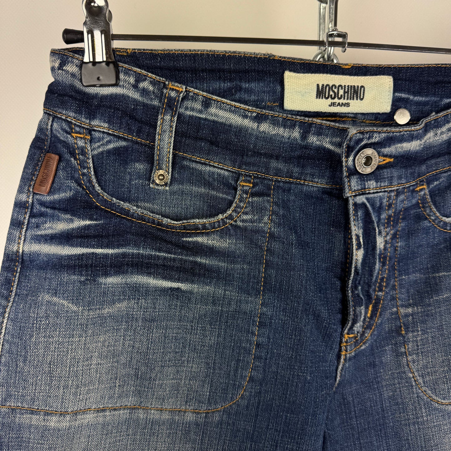 (S) MOSCHINO BUTTERFLY JEANS