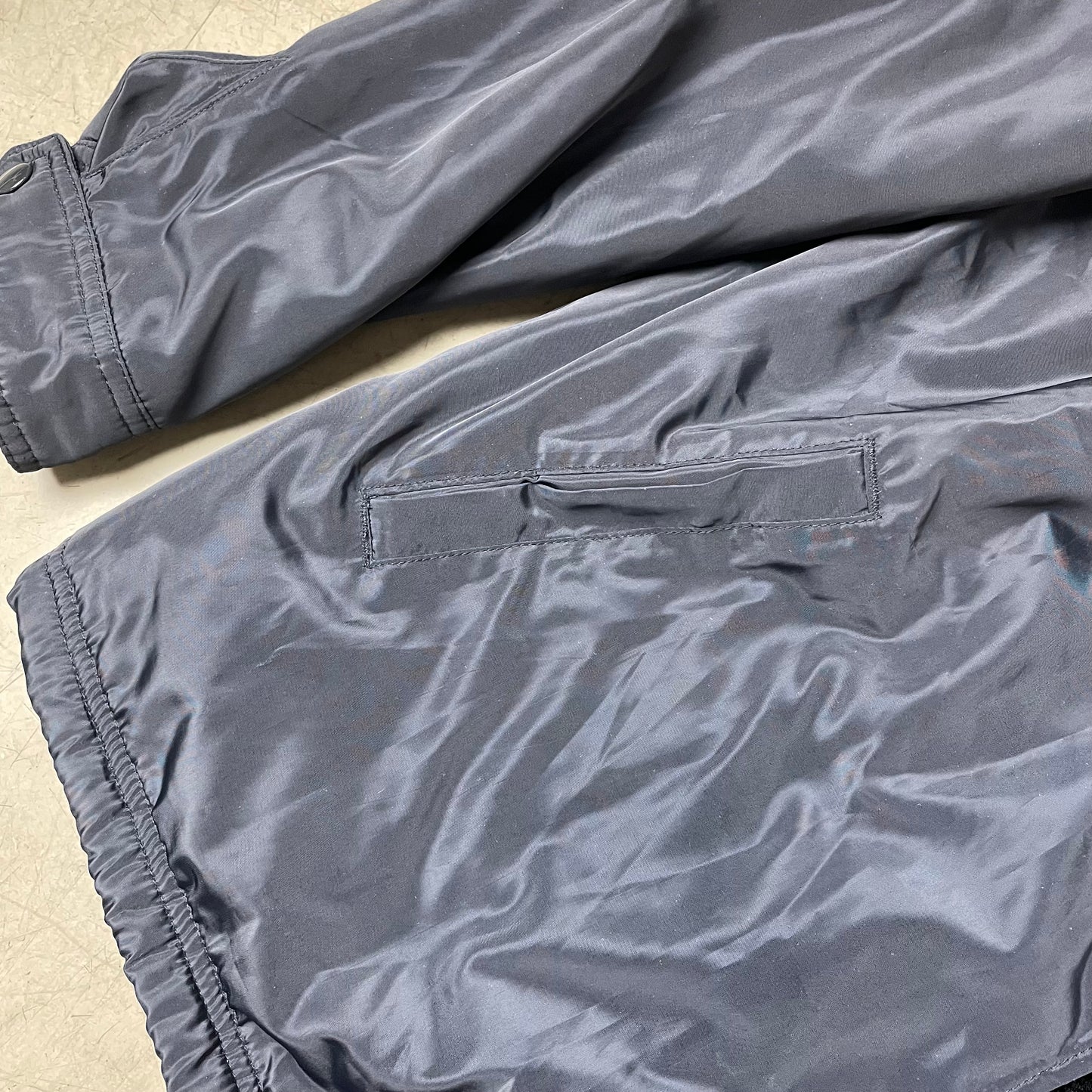 (M) Supreme x Champion Windbreaker Harrington Jacke gefüttert schwarz