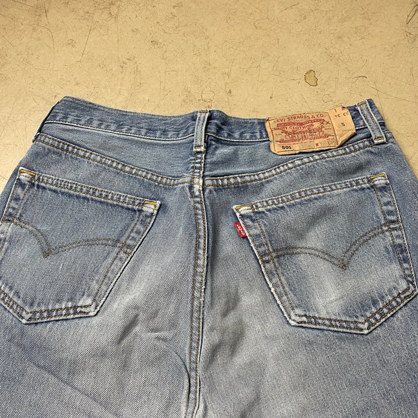 (M) Levi’s 501 Jeanshose hellblau W33L34