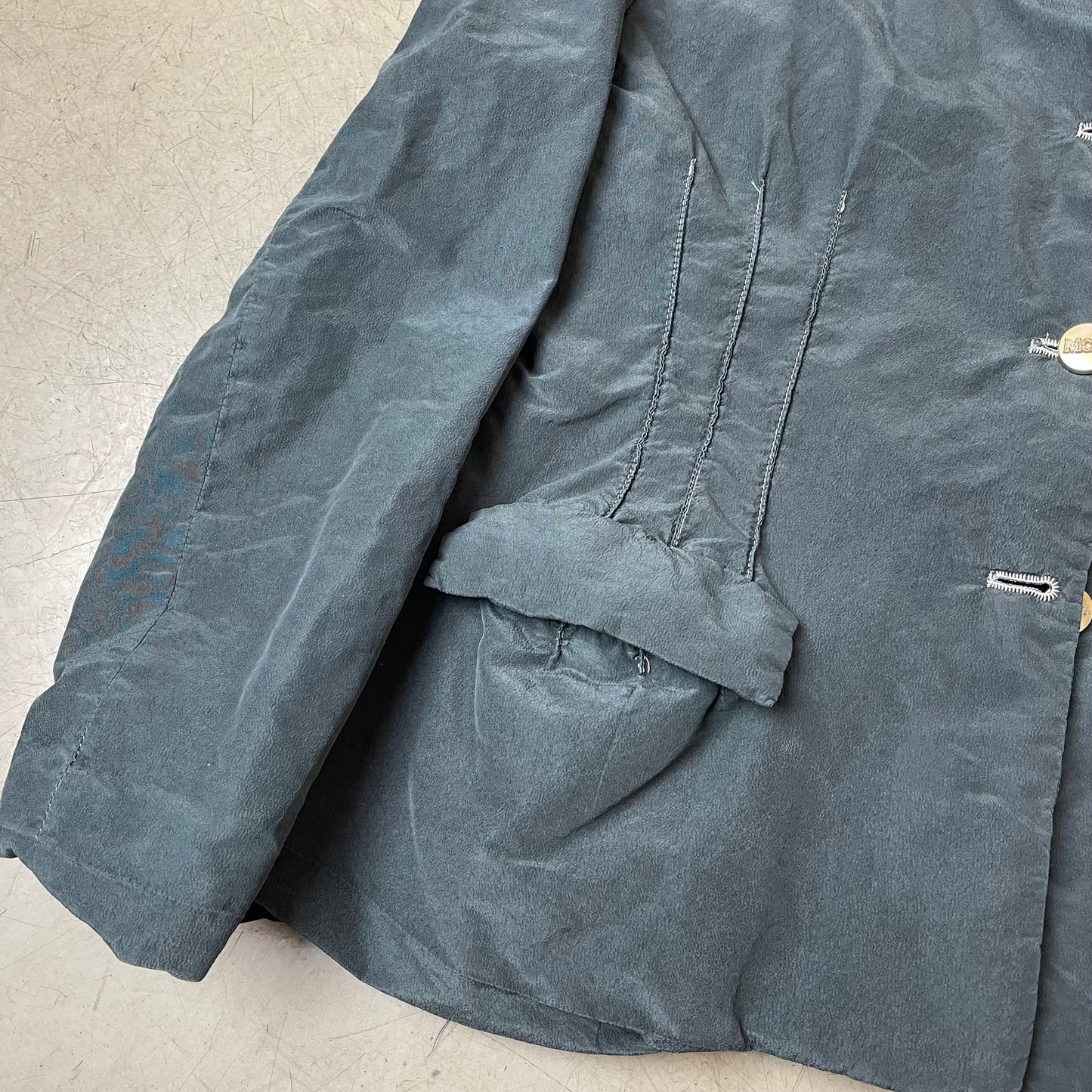 (M) Vintage Wmn MCM Jacke Blazer schwarz