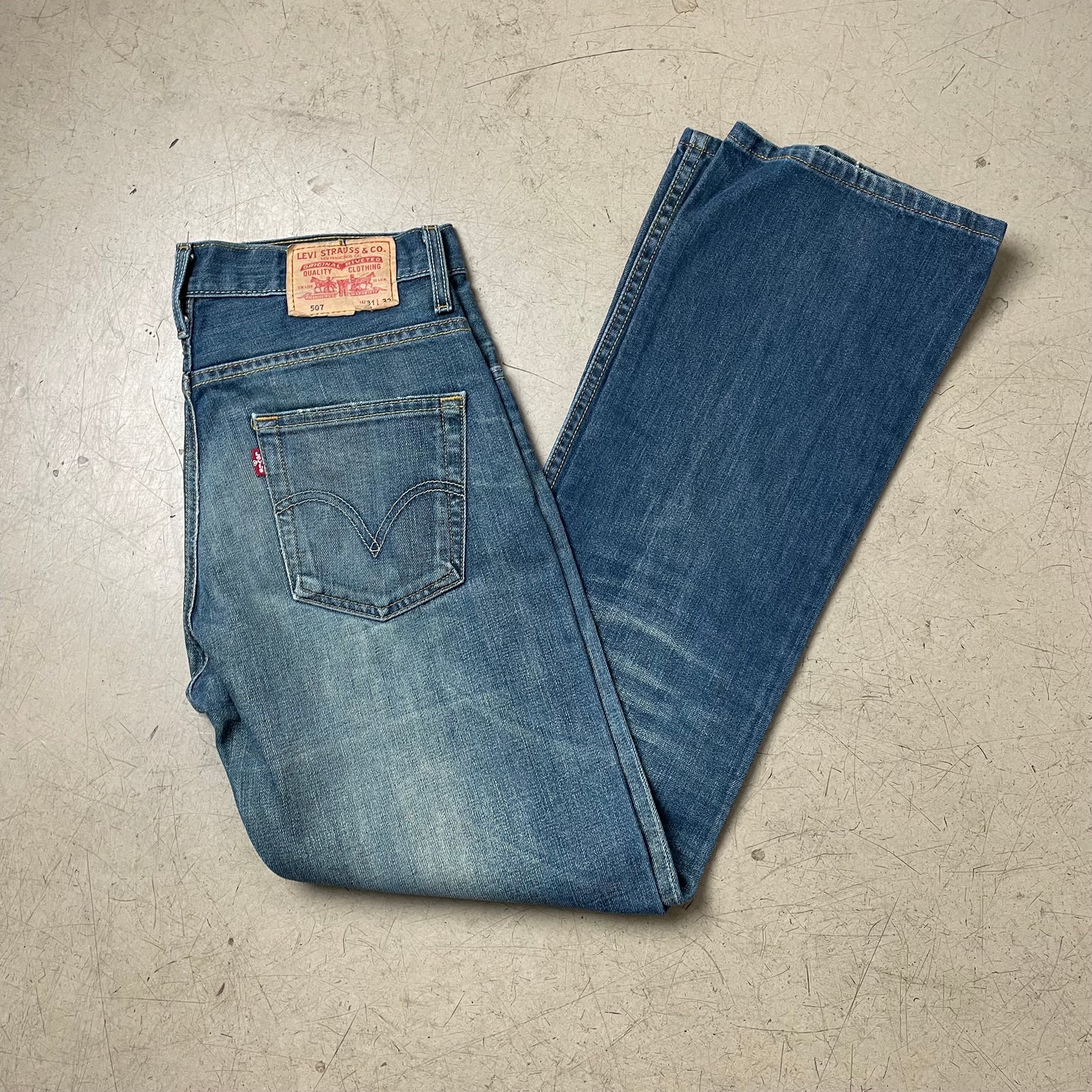 (L) Levi’s 507 Jeanshose faded blau W31L32