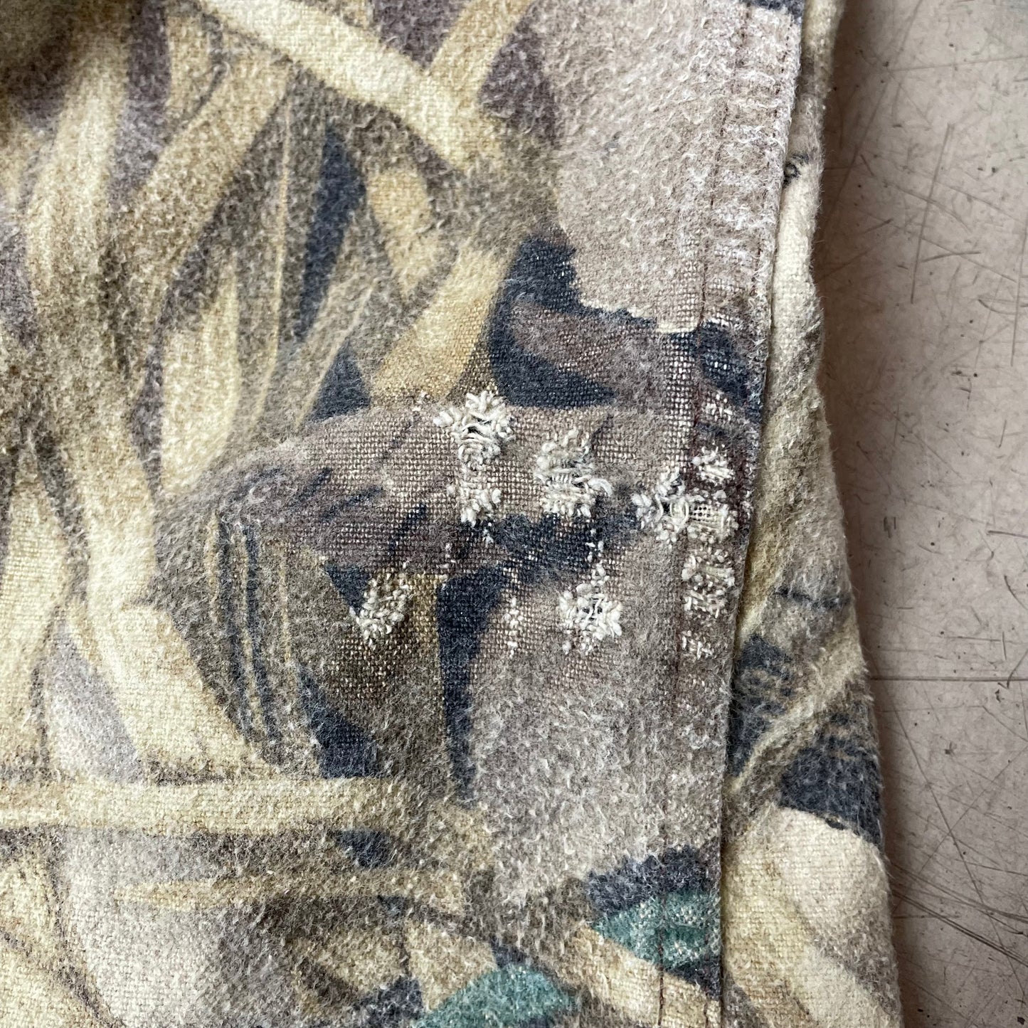(XXL) Woolrich Realtree Camo Hemd beige grün Tag XL Long