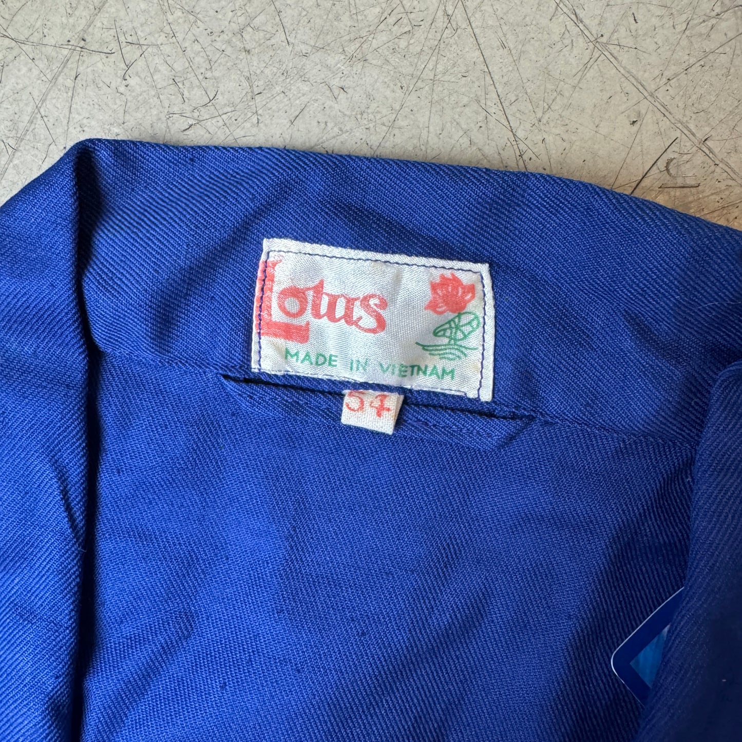 (XL-XXL) French Work Shirt blau