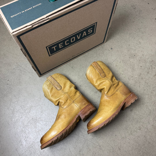 (42) Tecovas Ranch Wear Cowboy Boots Lederstiefel Camel Braun US9
