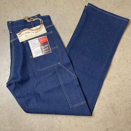 (XL) Pointer Brand US Workwear Carpenter Denim Jeanshose Navy W36L34