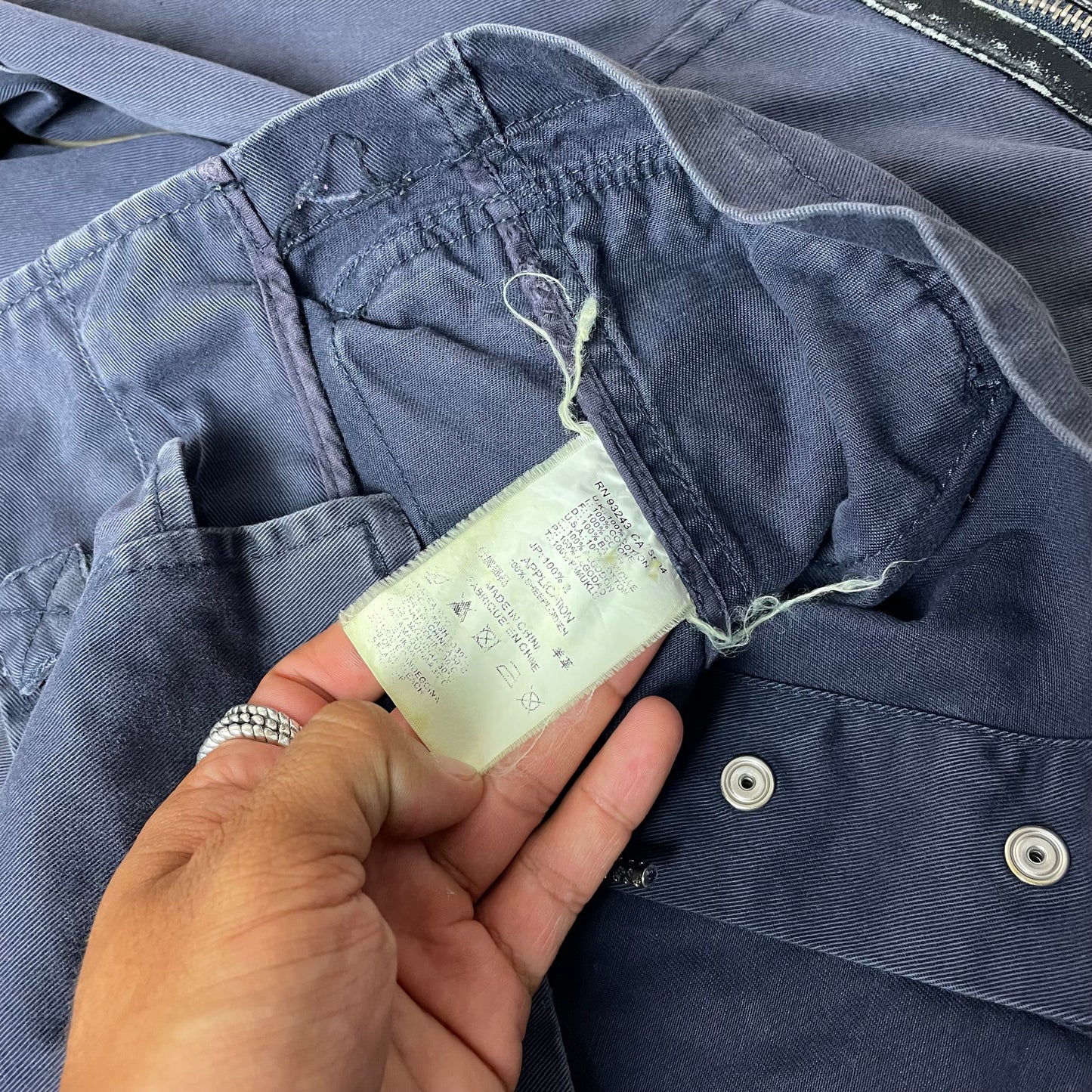 (S) Diesel Army Cotton Jacket faded blau