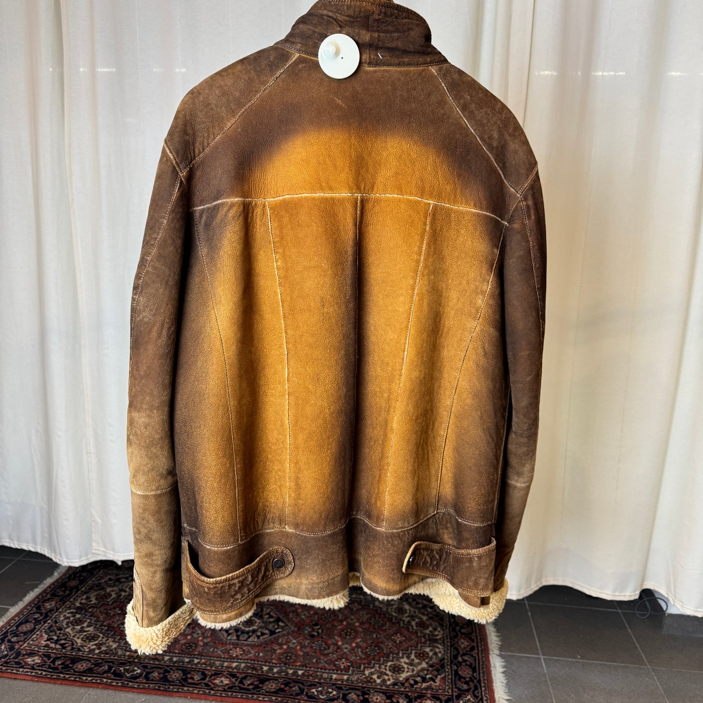 (XL) SHEARLING LEDERJACKE