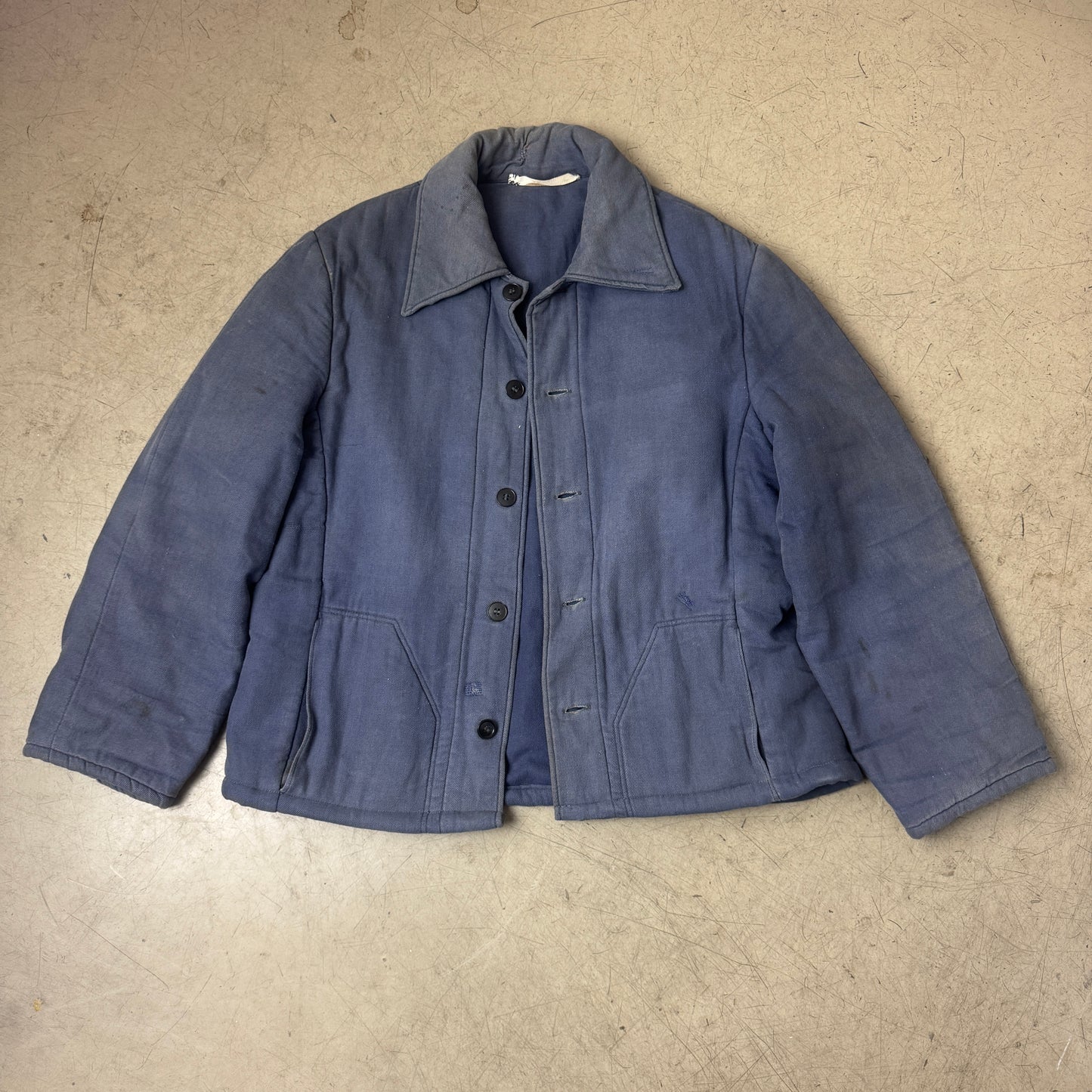 (L) 1980s Padded French Work Jacket