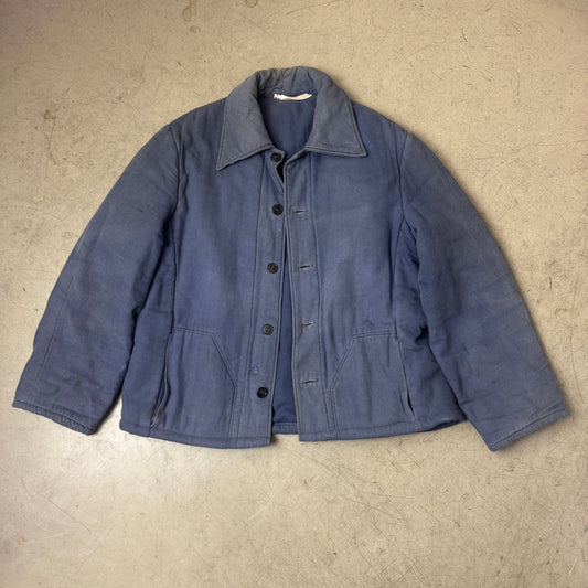 (L) 1980s Padded French Work Jacket